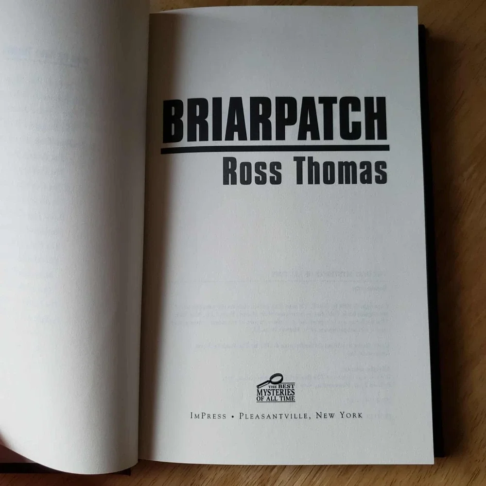 Briarpatch by Ross Thomas –‎ The Best Mysteries of All Time Hardcover 2005